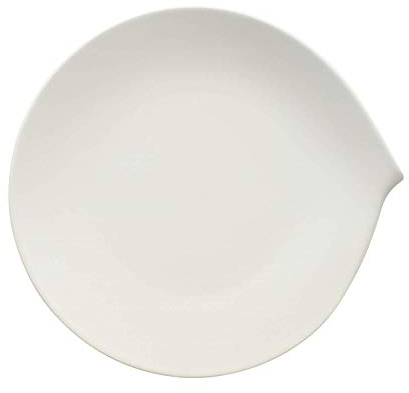 Villeroy & Boch Flow Speiseteller 28 x 27 cm, Premium Porzellan, 28 x 27cm