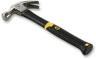 C.K 5702 Claw Hammer Anti-Vibe Fibreglass 20 Oz 357004 5702 Claw Hammer Anti-Vibe Fibreglass 20 Oz,Black