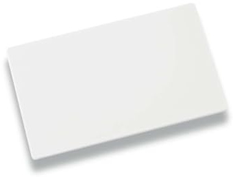 LOUIS TELLIER | Skärbräda PEHD 500 | 50 x 30 x 2 cm | Professionell kvalitet | HACCP-kompatibel | vit | Speciellt för mejeriprodukter, bröd och bakverk