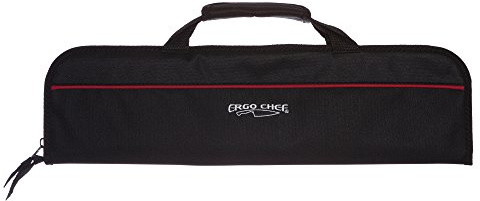 Ergo Chef 5 Pocket Chef Knife Case Roll Bag Bi-Fold (Black) Lightweight - Durable Nylon / Polyester Blend– Perfect for the Busy Traveling Chef