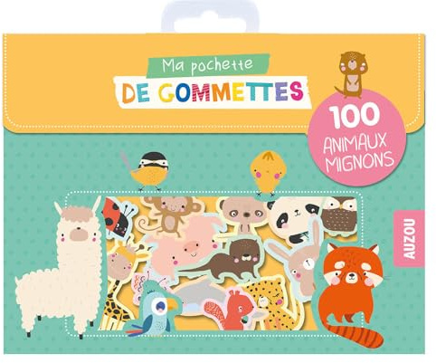 MA POCHETTE DE GOMMETTES - 100 ANIMAUX MIGNONS