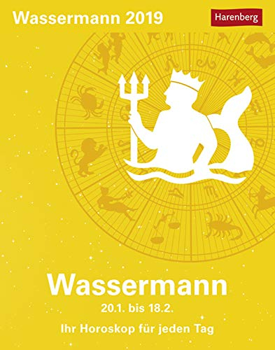 Wassermann Sternzeichenkalender 2023: Tagesabreißkalender. Mini-Tischkalender 2023 mit täglichem Horoskop. Kleiner Kalender mit täglichem Blick in die ... - Ihr Horoskop für jeden Tag