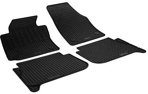 Gummi Fußmatten passend für VW Touran ab 2007-8/2015/für VW Caddy ab 2008-10/2020 AZUGA AZ10092520 Gummimatten Automatten