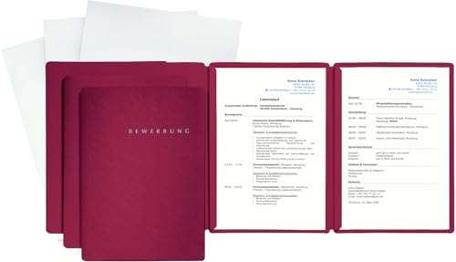 Pagna Bewerbungsset Spezial 3-teilig je3 Stück rot