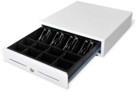 POS-Ware Kassenschublade Kassenlade Geldlade CD-57P (hellgrau)