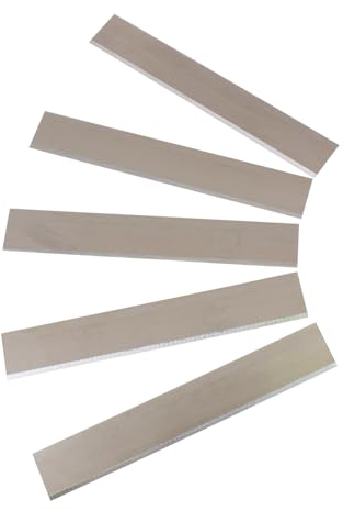 ProDec Advance 5 pack 6 inch Heavy Duty Double Thickness Hardened Steel Replacement Scraper Blades Compatible With ProDec Titan Scraper and other 6 inch Scrapers for Maximum Power