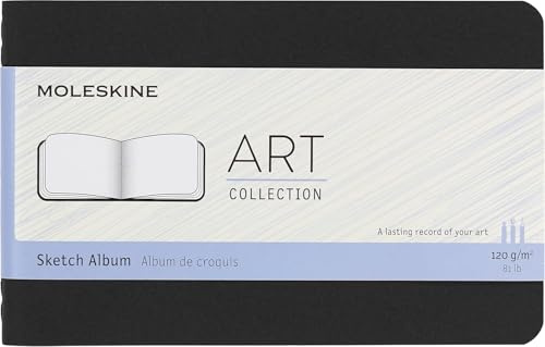 Moleskine Art Plus Album da Disegno, Tascabile, Nero