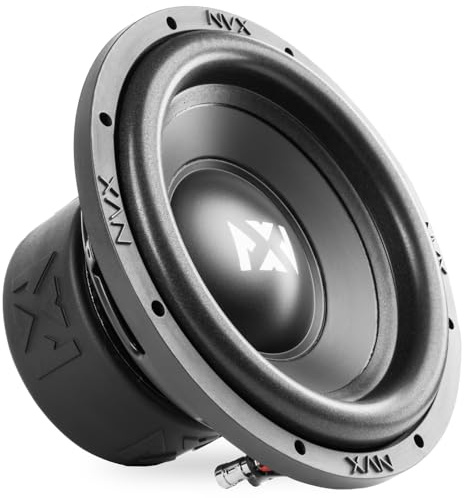 NVX NSW102 Version 3 (NSW102v3) 1000W Peak (500W RMS) N-Series v3 10 Dual 2-Ohm Car Subwoofer