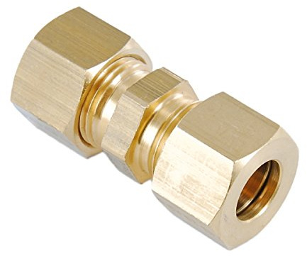 Gerade Schneidringverschraubung Messing Ms58 - G 10 L - für 10 mm Rohr
