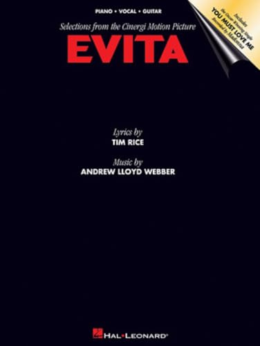 Evita Music From The Motion Picture -For Piano, Voice & Guitar- (Evita PVG.): Noten für Gesang, Klavier (Gitarre): Piano/Vocal/Chords