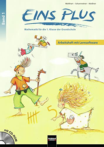 EINS PLUS 1. Ausgabe Deutschland. Arbeitsheft mit Lernsoftware: Mathematik für die erste Klasse der Grundschule (EINS PLUS (D): Mathematik Grundschule)