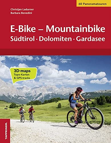 E-bike-mountainbike. Südtirol, Dolomiten, Gardasee