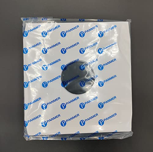 Pochette pour disque vinyle 30 cm en papier blanc (lot de 100)