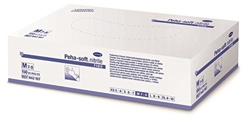 Hartmann Peha-soft Nitrile fino Gants jetables en nitrile Violet XS 150 pièces par boîte