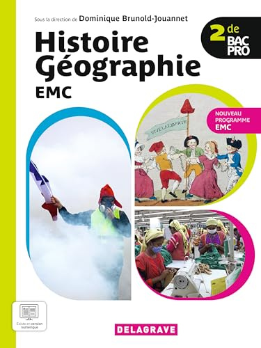 Histoire Géographie EMC 2de Bac Pro (2025) - Manuel élève