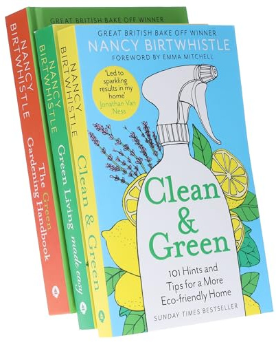 Nancy Birtwhistle Collection 3 Books Set (The Green Gardening Handbook, Green Living Made Easy, Clean & Green)