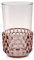Kartell Jellies Family Bicchiere Long Drink, Rosa, Set da 4