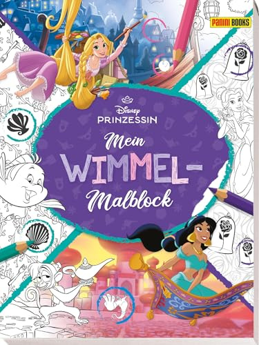 Disney Prinzessin: Mein Wimmel-Malblock: Malblock mit Perforation
