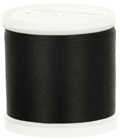 Madeira M9840-1000 Maschinenstickgarn, 1000 Schwarz, 200 m