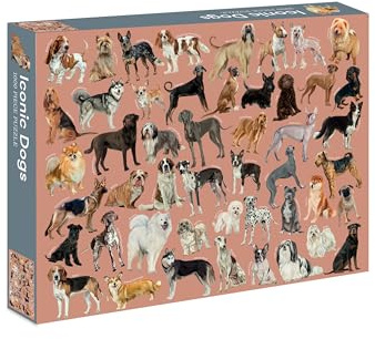 Iconic Dogs: 1,000-Piece Jigsaw Puzzle