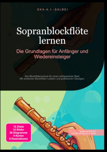 Sopranblockflöte lernen: Die Grundlagen für Anfänger und Wiedereinsteiger: Ihre Blockflötenschule für einen erfolgreichen Start. Mit einfachen Blockflöten Liedern und praktischen Übungen.
