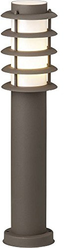 BRILLIANT Oskar Außensockelleuchte rostfarben – Sockelleuchte 51 cm – E27 Außenlampe für Garten, Terrasse und Wege – Outdoor Leuchte IP44 für Haus und Einfahrt, Rostfarbend | Outdoor Leuchte für Garten, Terrasse und Wege, robuste Gartenlampe für Haus und Einfahrt, wetterfest