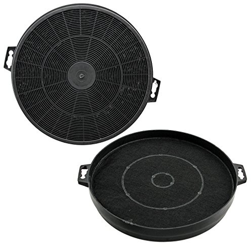 SPARES2GO Carbon Charcoal Vent Filter for Matsui Cooker Extractor Hood (Pack of 2)
