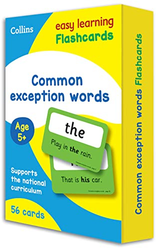 Common Exception Words Flashcards: Ideal for home learning (Collins Easy Learning KS1)