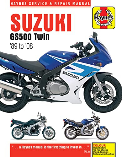 Suzuki GS500 Twin (89 - 08) Haynes Repair Manual