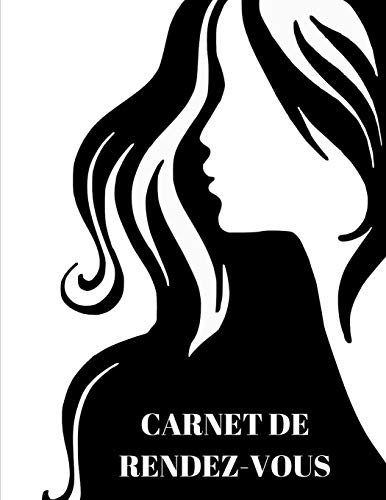 Carnet de Rendez-vous: Grand carnet A4 de 54 pages sans dates pour 1 à 5 employés selon utilisation- plage de 15/30 minutes (52 semaines ou 52 jours) ... esthétique barbier ou autres métiers