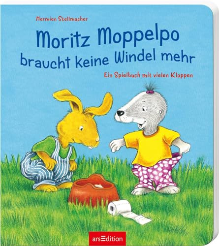 Moritz Moppelpo braucht keine Windel mehr: Ein Spielbuch mit vielen Klappen | Das beliebteste Pappbilderbuch zum Thema Sauberwerden für Kinder ab 24 Monaten