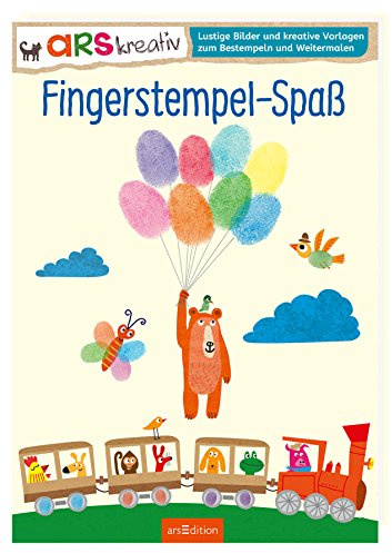 Fingerstempel-Spaß: Lustige Bilder und kreative Vorlagen zum Bestempeln und Weitermalen