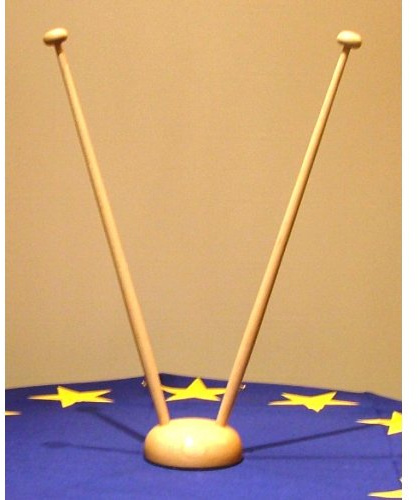 Everflag 2'er Tischflaggenständer Holz