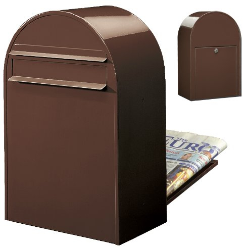 Bobi Classic B Briefkasten RAL 8017 braun Zaunbriefkasten