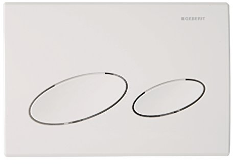 Geberit 115228111 Kappa20 115.228.111 Plaque de révision Blanc, 1