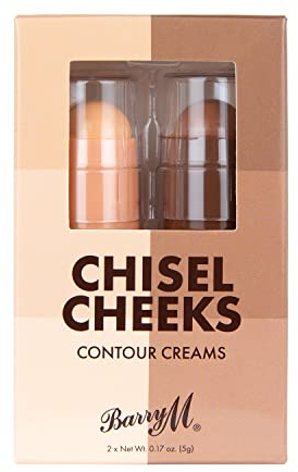Barry M Cosmetics Chisel Cheeks Contour Creams, Multi, 2 Count (Pack of 1)