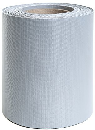 Sichtschutz PVC - Grau RAL 7040-70m (14m²) - Doppelstabmatten Zaunfolie Windschutz blickdicht Windschutz