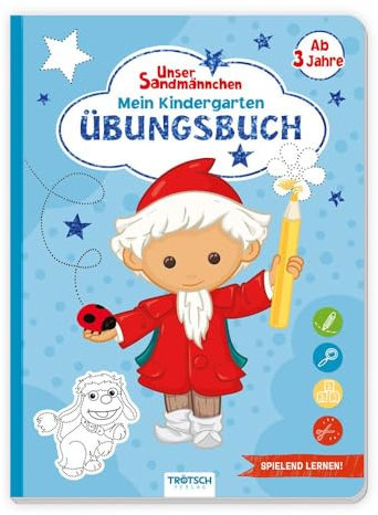 Trötsch Unser Sandmännchen Mein Kindergartenübungsbuch Beschäftigungsbuch: Beschäftigungsbuch Lernbuch Übungsbuch Kinderbuch: Beschäftigungsbuch Kinderbuch Geschichtenbuch Kindergarten