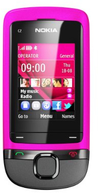 Nokia C2-05 Sim Free Mobile Phone - Pink