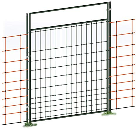 VOSS.farming Tür für Weidezaunnetz, Netze bis 125cm Höhe, Öffnungsbreite 86cm, elektrifizierbar