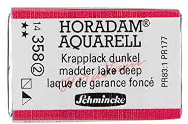 Schmincke HORADAM AQUARELL Krapplack dunkel, 14 358 043, 1/1 Näpfchen