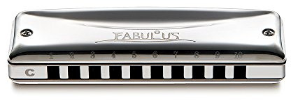Suzuki Fabulous Diatonic Harmonica in A