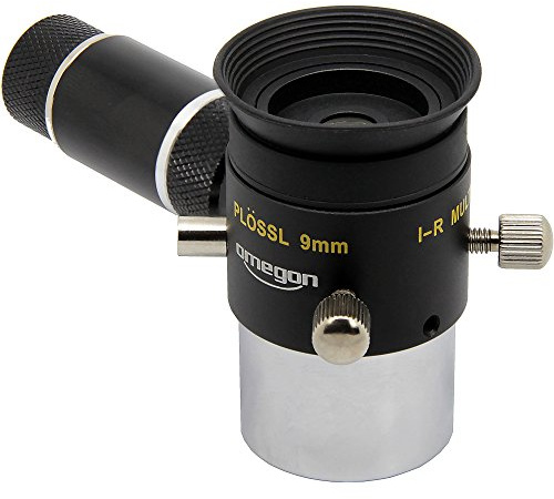 Omegon Oculare con reticolo Plössl 9 mm, illuminato
