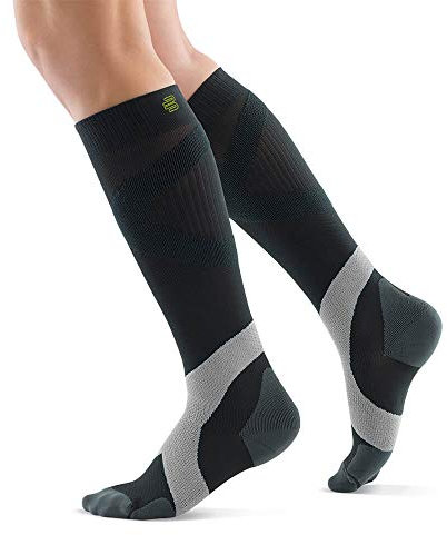 Bauerfeind Sport Kompressionsstrümpfe Sports Compression Socks Ball & Racket, 1 Paar Unisex Sportsocken für Ballsportarten, Kniestrümpfe