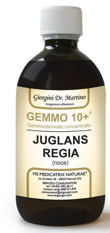 Dr Giorgini Integratore Alimentare, Noce Gemmoderivato Concentrato Liquido Analcoolico - 500 ml