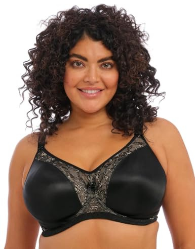 Goddess Full täckning Minimizer BH för kvinnor, Svart, 85K