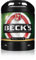 2 x Becks Pils Perfect Draft 6 Liter Fass 4,9 % vol. inc. 10,00€ MEHRWEG Pfand