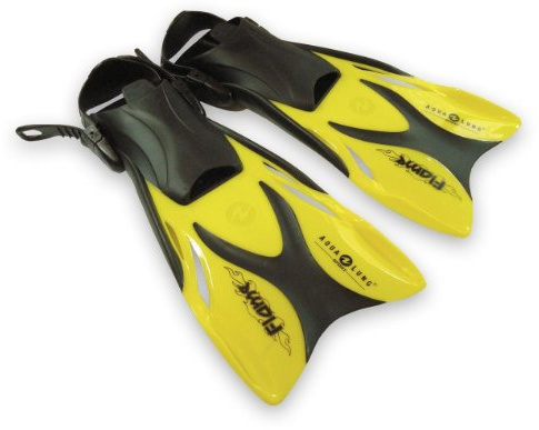 U.S. Divers Flame Kinder Schwimmflosse Flosse gelb (33 - 36) verstellbar