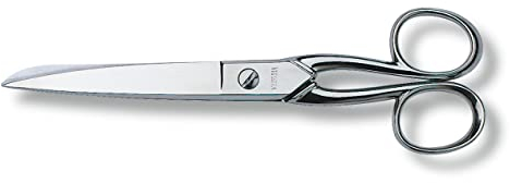 Victorinox Tijeras domésticas profesionales France, hoja extra afilada, 18 cm, acero inoxidable, gris
