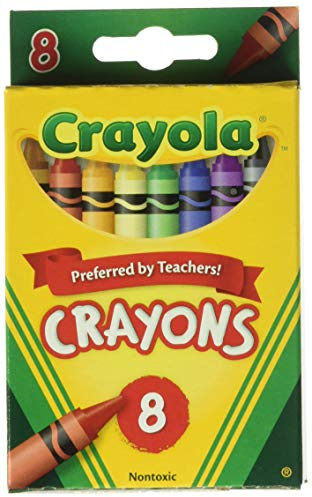 Crayola Crayons 8 in a Box (Pack of 12) 96 Crayons Total